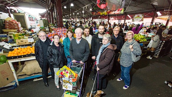 Friends of the Queen Victoria Market posted their own doctored image of the market plan on Facebook.