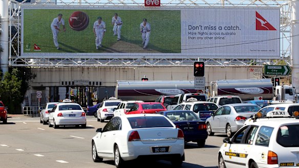 Duncan Gay has described the situation on roads around Sydney Airport as "a bloody mess".