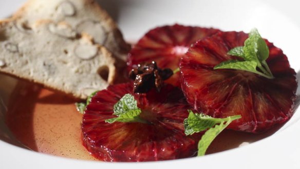 Fmorris pic1
 Good Living Lynne Mullins Dishes Pic of the Blood oranges with lemongrass syrup and almond bread Friday the 20th of July 2012 Feature SMH Picture by FIONA MORRIS 
 
 IMG_4115.jpg