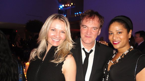 Hobnobbing: Odetta Medich with Quentin Tarantino. 