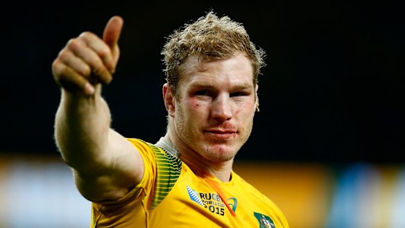 Pocock carried the weight of a nation on his shoulders during the Rugby World Cup last year.