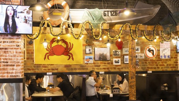 The Boiling Crab offers ungodly amounts of crab and other crustaceans.