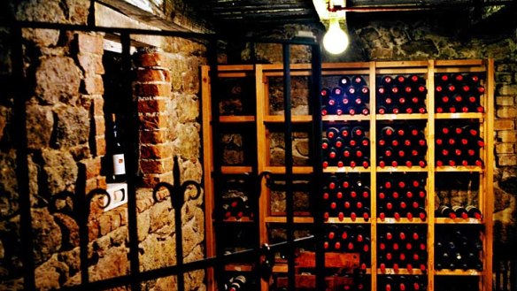 Celebrating tradition: Part of the cellar at Lion Nathan winery at St Hallett.