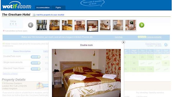 The Gresham claims a full rate of 500 pounds a night.