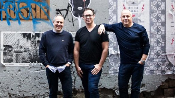 Phillip Rich, Shaun Presland and Chris Lucas are teaming up on a new project in Flinders Lane.