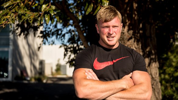 Blair Cottrell, leader of the United Patriots Front in January.