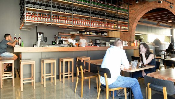 The sexy, semi-industrial fit-out.