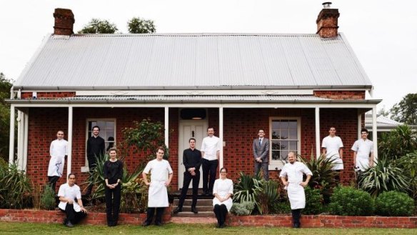 The team at Brae in Birregurra, Victoria.