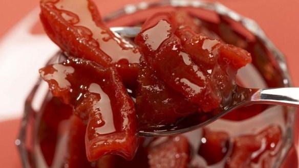 Spoonful of pleasure: Quince jam.