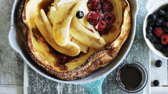 Just like a pancake, only bigger! Dutch baby makes a smashing breakfast.