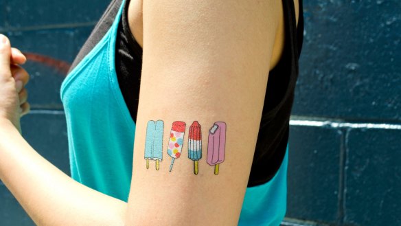 Julia Rothman's temporary food tattoos