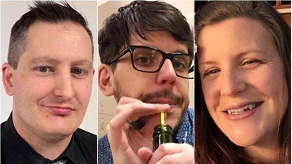 Three of the Dreamworld victims: partners Roozi Araghi and Luke Dorsett and Luke's sister Kate Goodchild – all Canberrans.