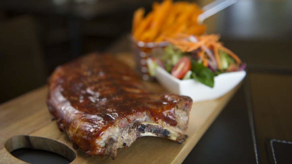 Victor's smoky ribs are a work of art.