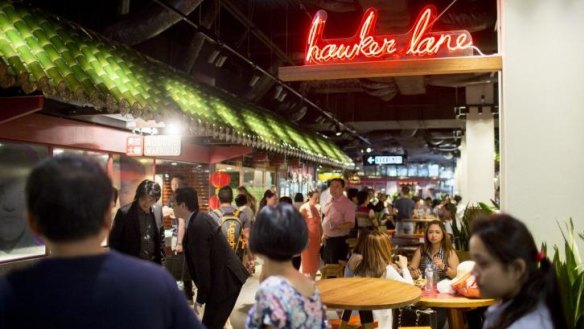 The newly opened Hawker Lane, Chatswood, has 14 food venues.