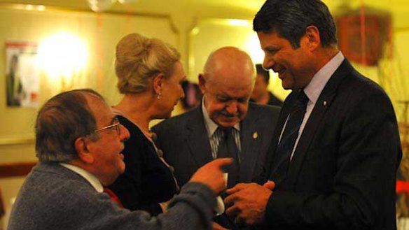 Former premier Steve Bracks at the ALP election campaign launch at Northcote.