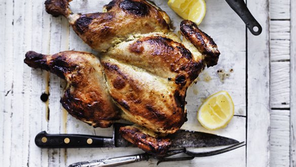 A fresh, tangy take on roast chicken suitable for the warmer months.
