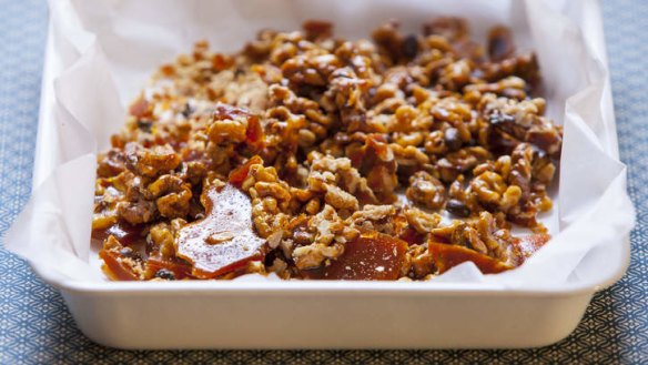 This praline is a great way to dress up dessert.