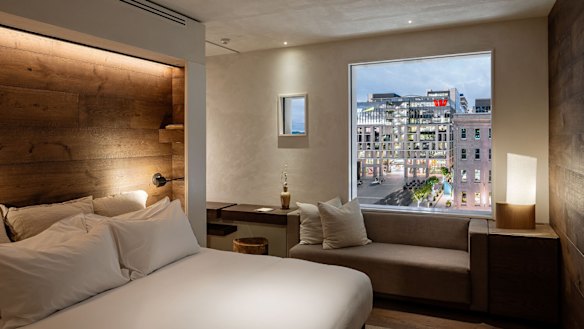 The rooms are cosy but well-equipped and decorated in a pleasing palate of creams, browns and beiges. 