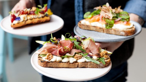 All of the White Mojo cafes are characterised by lavish and theatrical dishes. These bad boys are from their toast bar!