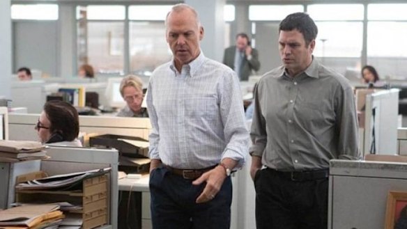 Mark Ruffalo in <i>Spotlight</i>.