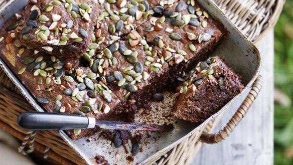 Chocolate for breakfast: Breakfast brownies.