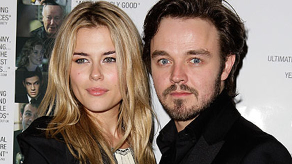 Matthew Newton and girlfriend Rachel Taylor. She has complained of assault.