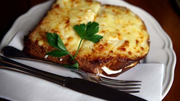 The croque-monsieur.