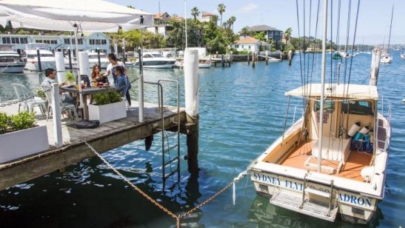 Brunch on the water at The Flying Bear.