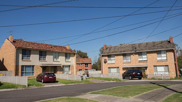 A 1950s suburban idyll: The athletes' accommodation today. 