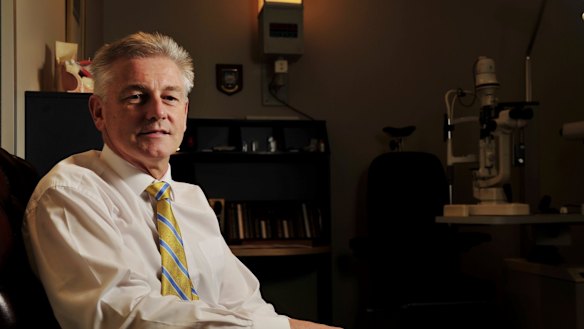 Dr Iain Dunlop is one of the partners involved in setting up the Canberra Eye Hospital. 