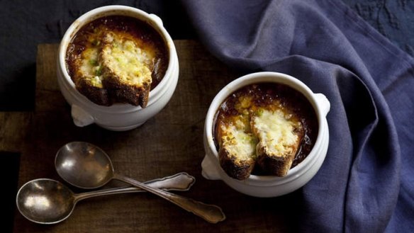 Karen Martini's French onion soup.