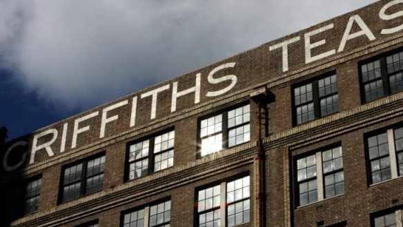 The former Griffiths Tea building on Wentworth Avenue.