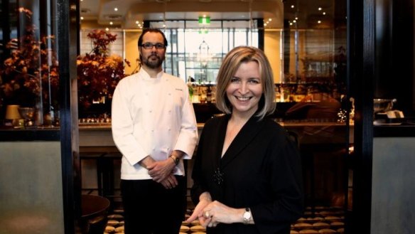 Owners of Sepia restaurant, Martin Benn and Vicki Wild.