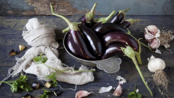 Home-grown eggplants really add to that summer feeling.
