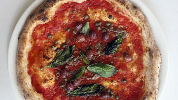 Go-to dish: Pizza marinara.