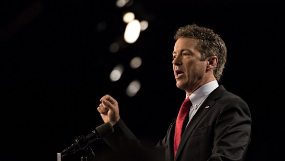Republican Senator Rand Paul, a Republican from Kentucky, formally announces the beginning of his presidential campaign. 