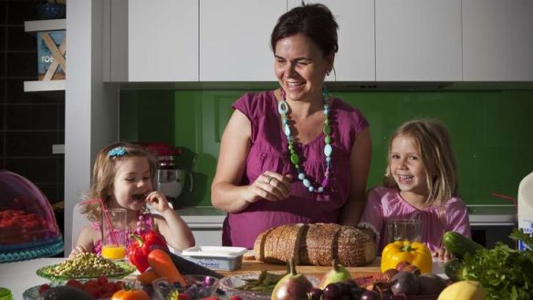 Tina Mizgalski believes providing healthy food for her two young girls (Ella, age 6 and Ruby, age 2) is most important for navigating nutritional choices in their later life.