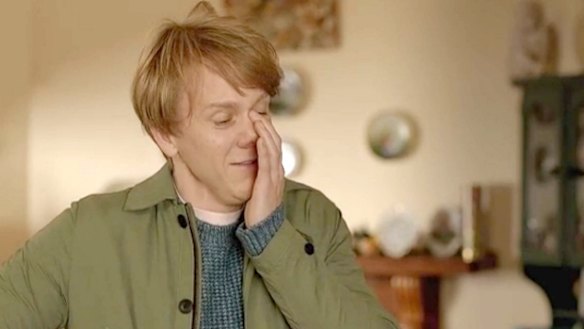 Josh Thomas in last night's emotional Please Like Me.