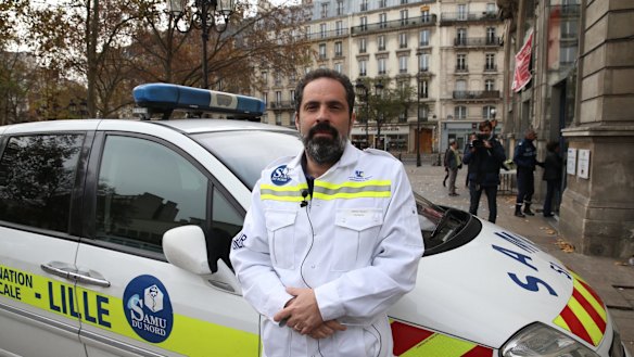 'You can never prepare for something like this': Psychiatrist Vincent Jardon worked through the night helping survivors.