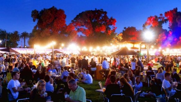 Good Food Month Night Noodle Markets in Melbourne.