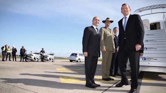 Prime Minister Tony Abbott arrives in Paris on Thursday. Photo: Andrew Meares