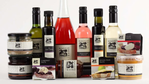 Vinegar to verjuice: A selection of Maggie Beer's products.