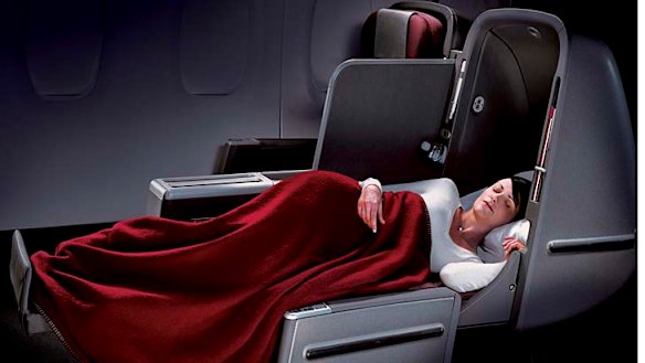 Qantas has introduced a new 'sleep service' in business class.