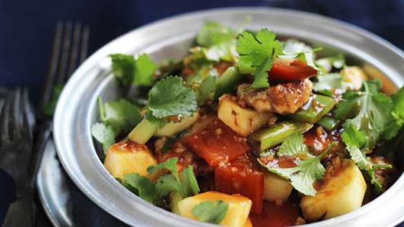 Sweet and sour pork.