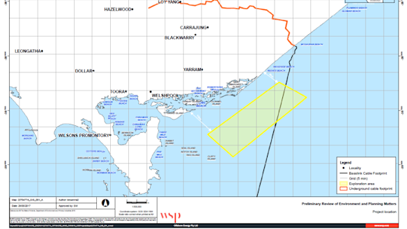 The offshore wind farm will be constructed in an area over 570 square kilometres.