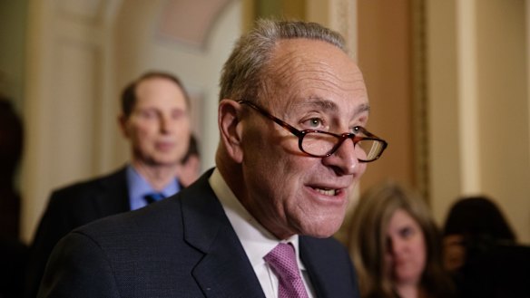 Democratic Senate leader Chuck Schumer

