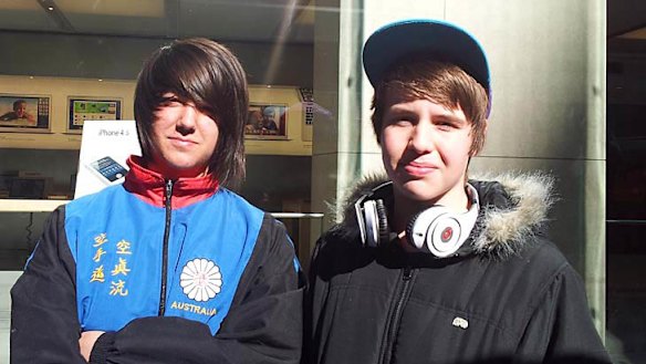 Tom Mosa and Wil Batterham, both 15.