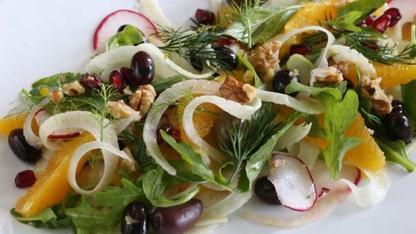 Fennel and orange salad will bring a bit of brightness to a winter meal.