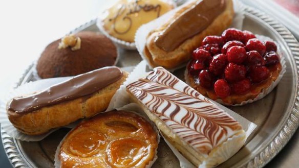 Assorted pastries at the Little French Deli.