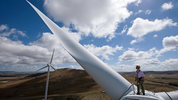 Employment in renewables has slipped 15 per cent since 2011-12 when it reached a peak of almost 15,000 full-time workers.